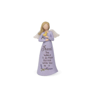 Blossom Bucket Figurine, 5.25 inches, White Or Cream