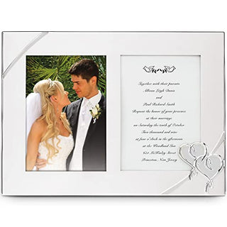 Lenox True Love Wedding Double Invitation Picture Frame