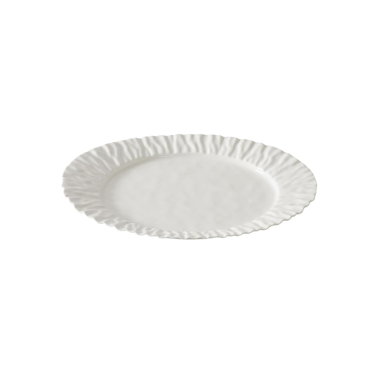 Pampa Bay Dishware Plate, 19 x 13 Inch, Mascali Bianca