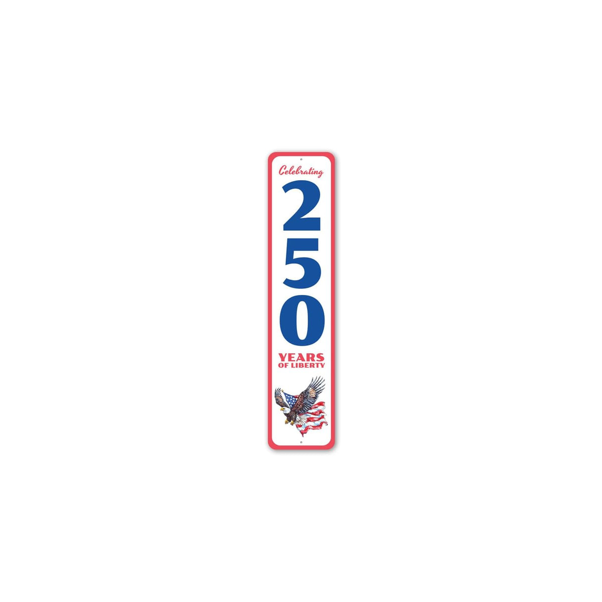 Lizton Sign Shop Decorative Signage, b) 4 x 18 Inches, Blue