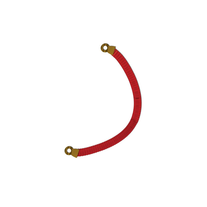 Beistle Garland, 1 Count (Pack of 1), Red/Gold
