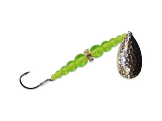 Mack's Lure Fishing Hook, #10, Nickel/Chartreuse