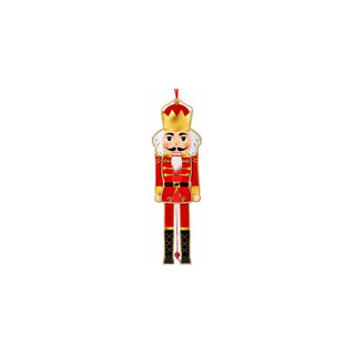 Regency International Hanging Ornament, 13.5-Inch, Red Black White