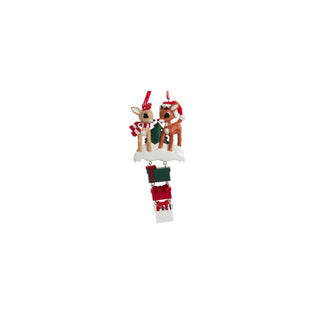 Kurt S. Adler Figurine, 4.5, Red, Green, White, Silver, Gold