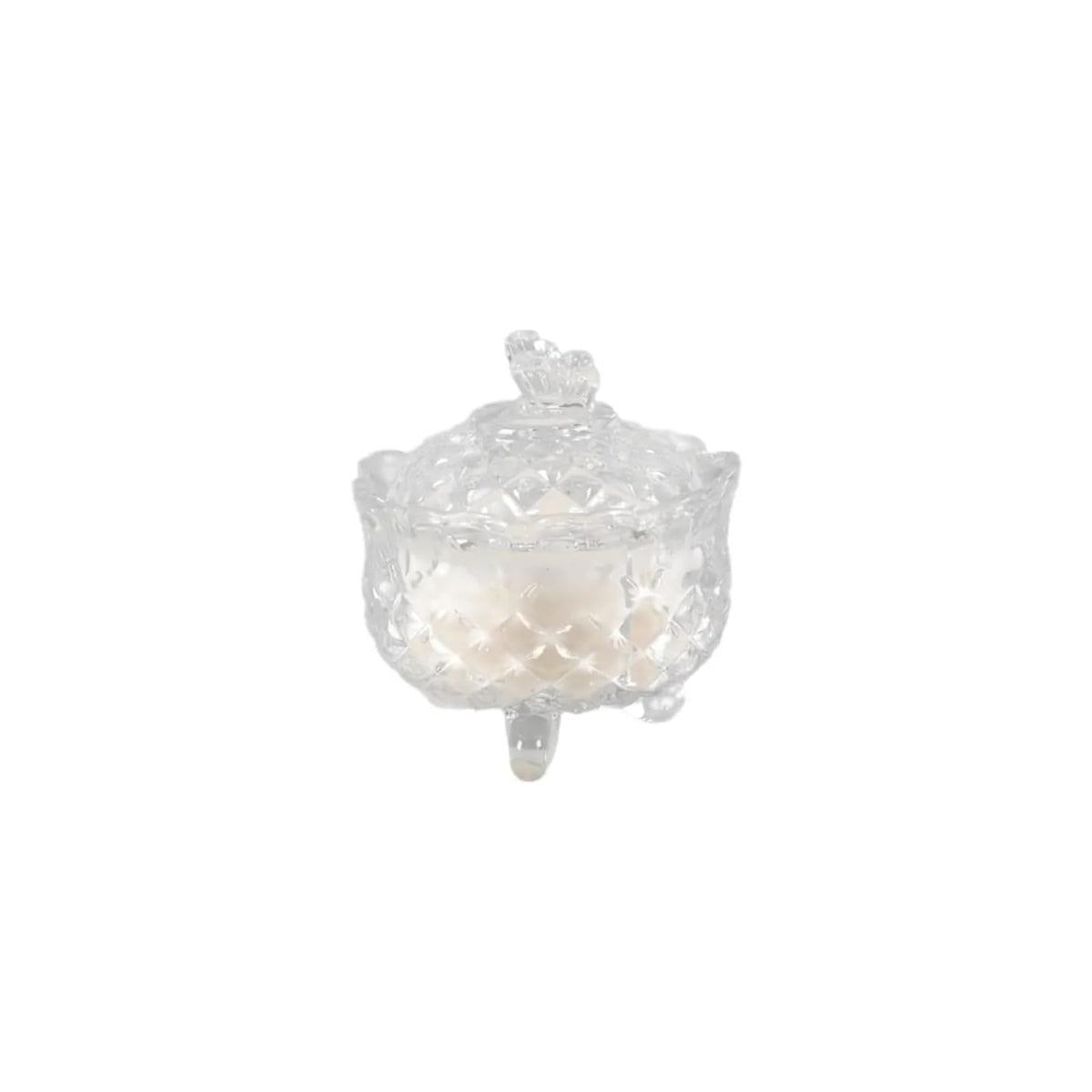 Flora Bunda Candle, Clear