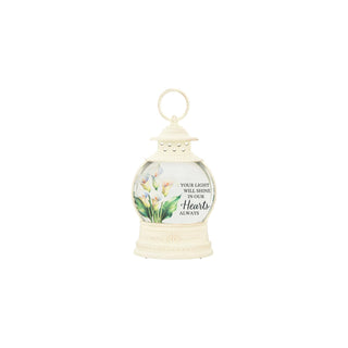Carson Snow Globe, White