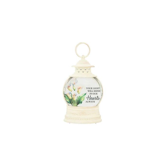 Carson Snow Globe, White