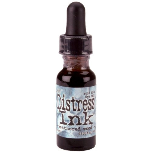 Ranger DRI-20318 Tim Holtz Distress Ink Reinker, 0.5 oz, Weathered Wood