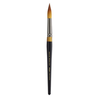 KingArt Original Gold 9020 Series, Premium Artist Brush, Golden TAKLON MAX Round-Size: 20