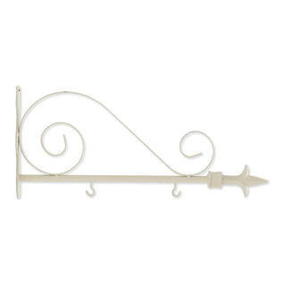 K&K Interiors Candle Holder, 17.5 inches, White