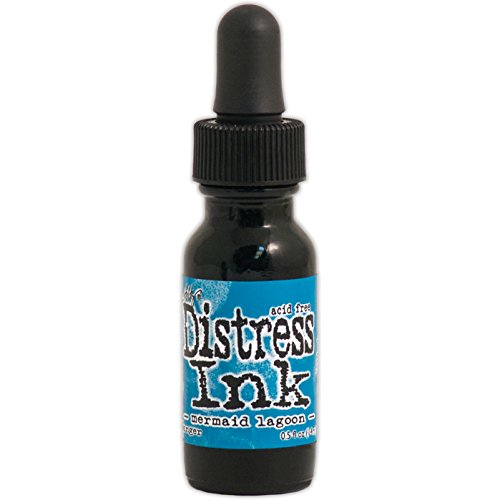 Ranger Tim Holtz March Distress Ink Re-Inker, 0.5 oz, Mermaid Lagoon