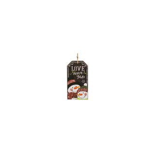 CWI Gifts Hanging Ornament, 6" high by 3" wide, Black