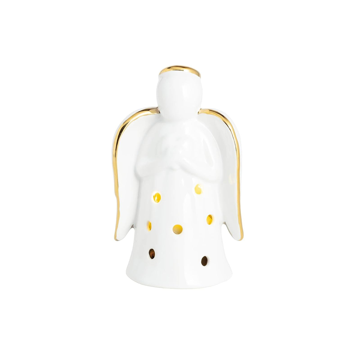 Mud Pie Figurine, 2 1/4" x 2", White