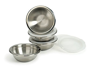 8 Piece Stainless Steel Prep Bowls Set with Lids, Model Number: (PREP-8)