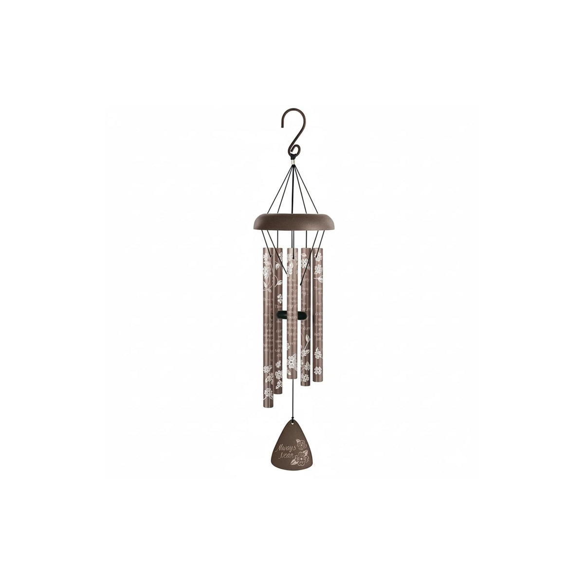 Carson Home Accents Wind Chime, Bronze, Heavy-walled
