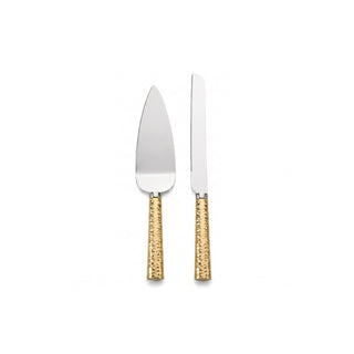 Creative Gifts International Kitchen Knife, Gold, Gold Hammered Handle Knife and