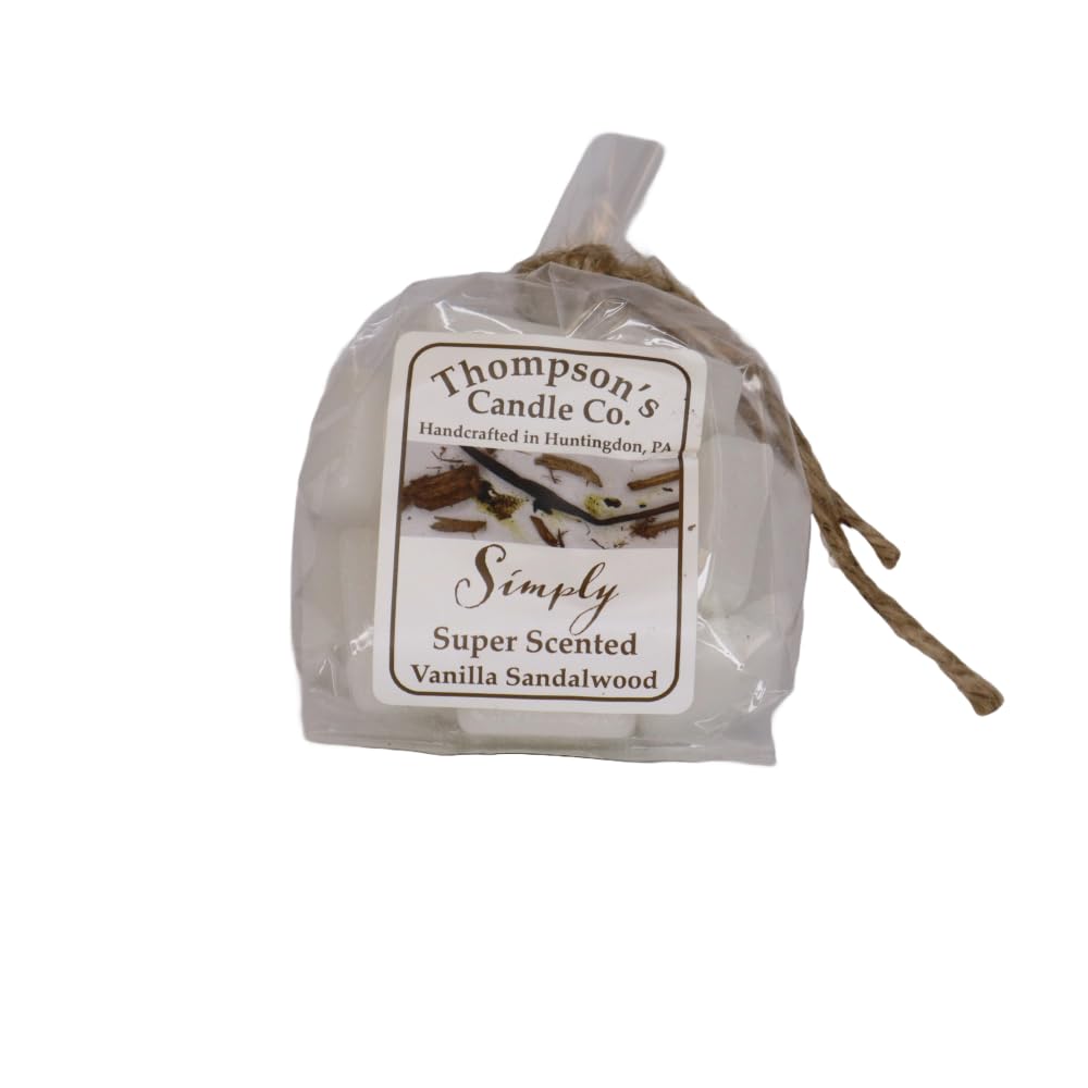 Thompson's Candle Co. Candle, 2 inches (W) x 2 inches (H), Vanilla Sandalwood