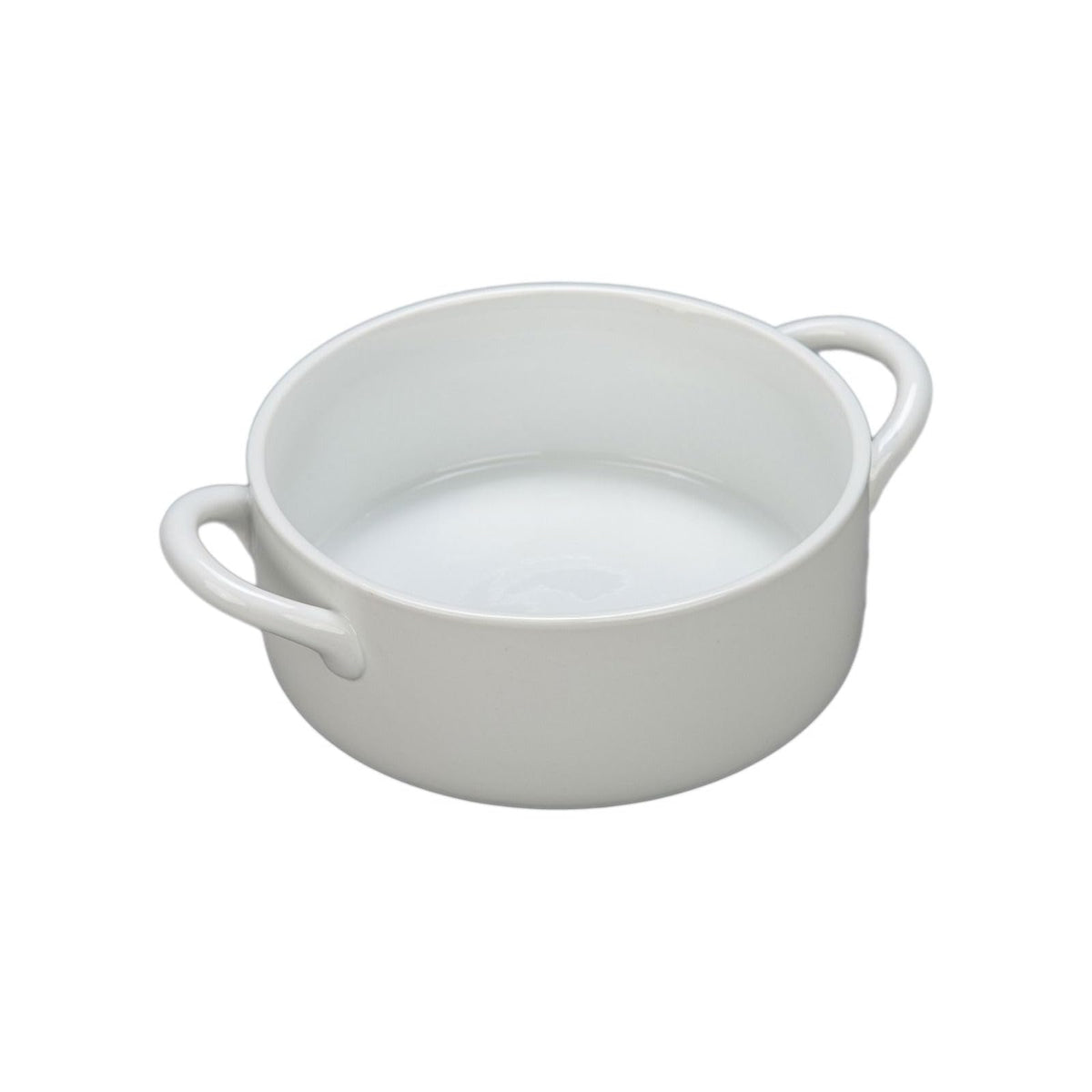 BIA Cordon Bleu Casseroles, 9" diameter x 11.75" length x 3.75" height, White