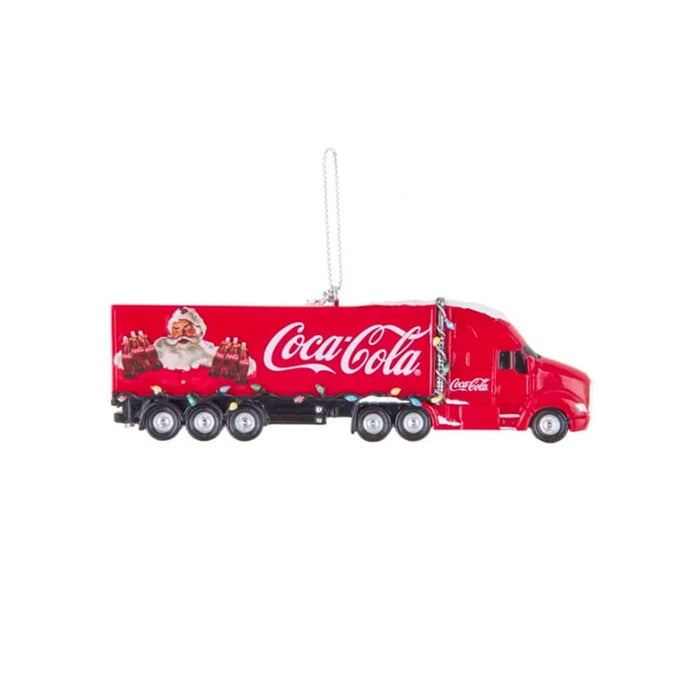 Kurt Adler CC2204 Coca-Cola Truck Holiday Ornament, 5-inch Length, Resin