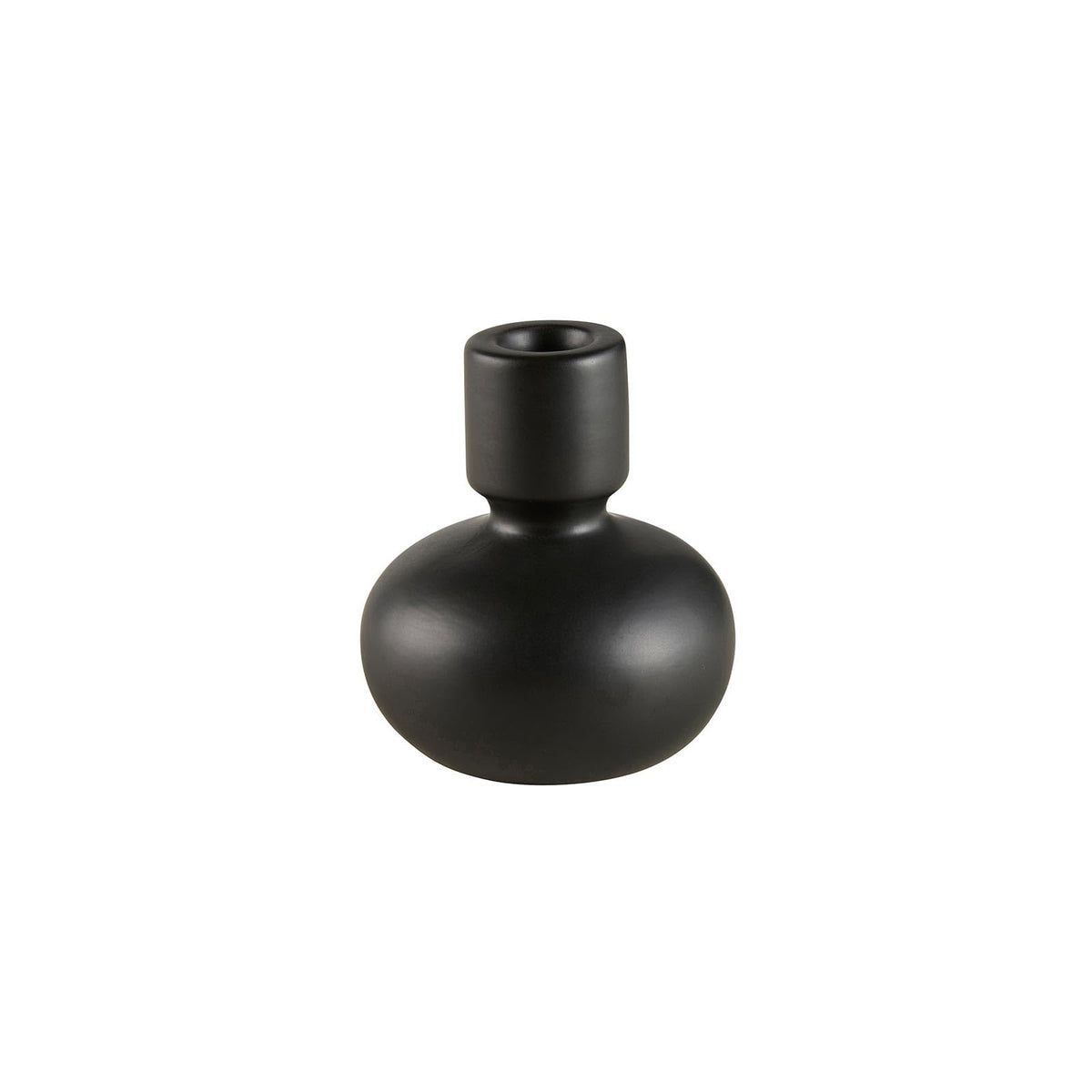 47th & Main Candle Holder, Large, Black