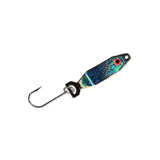 Mack's Lure Fishing Hook, 1/8 oz., Blue Glitter/Nickel