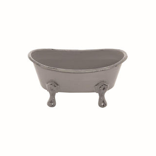 Foreside Mini Gray Bathtub Soap Dish
