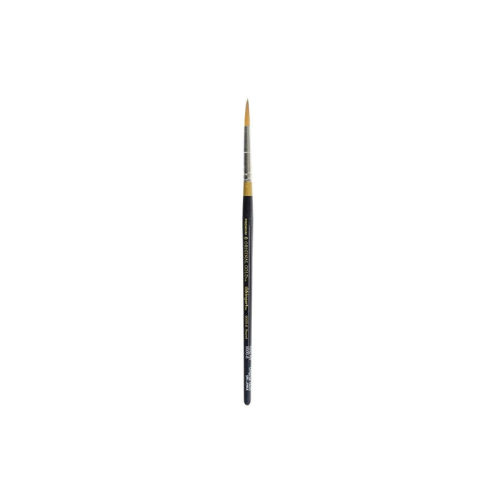 KINGART Paint Brush, 6, Black & Gold