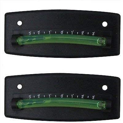 EZ Travel Distribution EZ Travel Collection 2-Pack Bubble Graduated Scale Levels Trailer Leveler Large (Black)