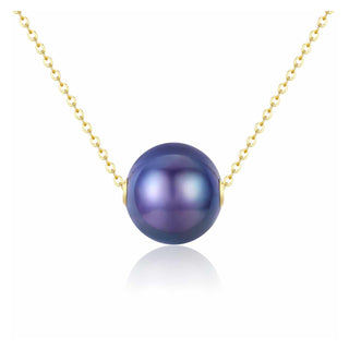 TIMELESS. PEARL Necklace, 11mm, Purple