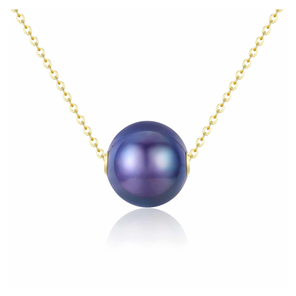 TIMELESS. PEARL Necklace, 11mm, Purple