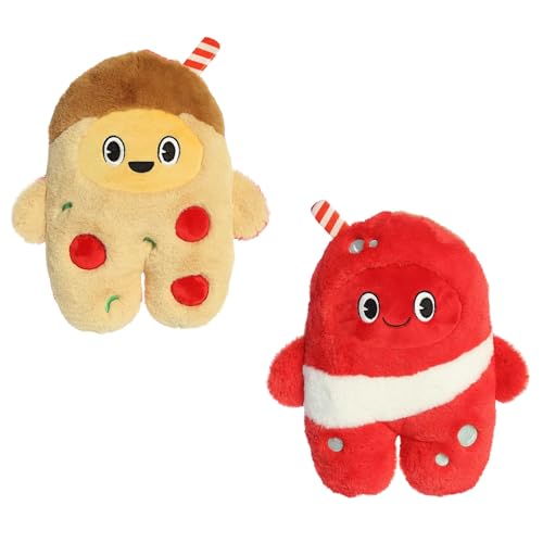 Aurora Flipovers 11" Pizza & Soda Interactive Stuffed Animal
