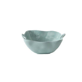 Pampa Bay Dishware Bowl, 13 x 11 x 5.5 Inch, Aqua