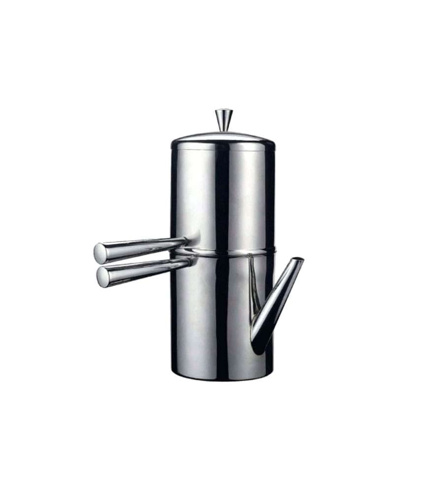Gary Valenti Ilsa Stainless Steel Neapolitan Drip Coffee Maker with Spout, 9 Cup