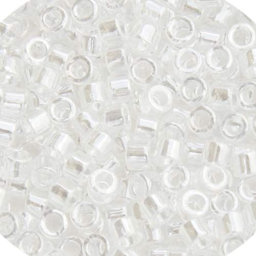 John Bead Craft Bead, 15/0, Crystal Luster