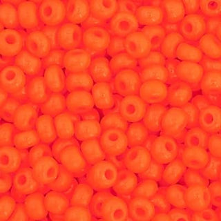 John Bead Craft Bead, Small, Opaque Orange