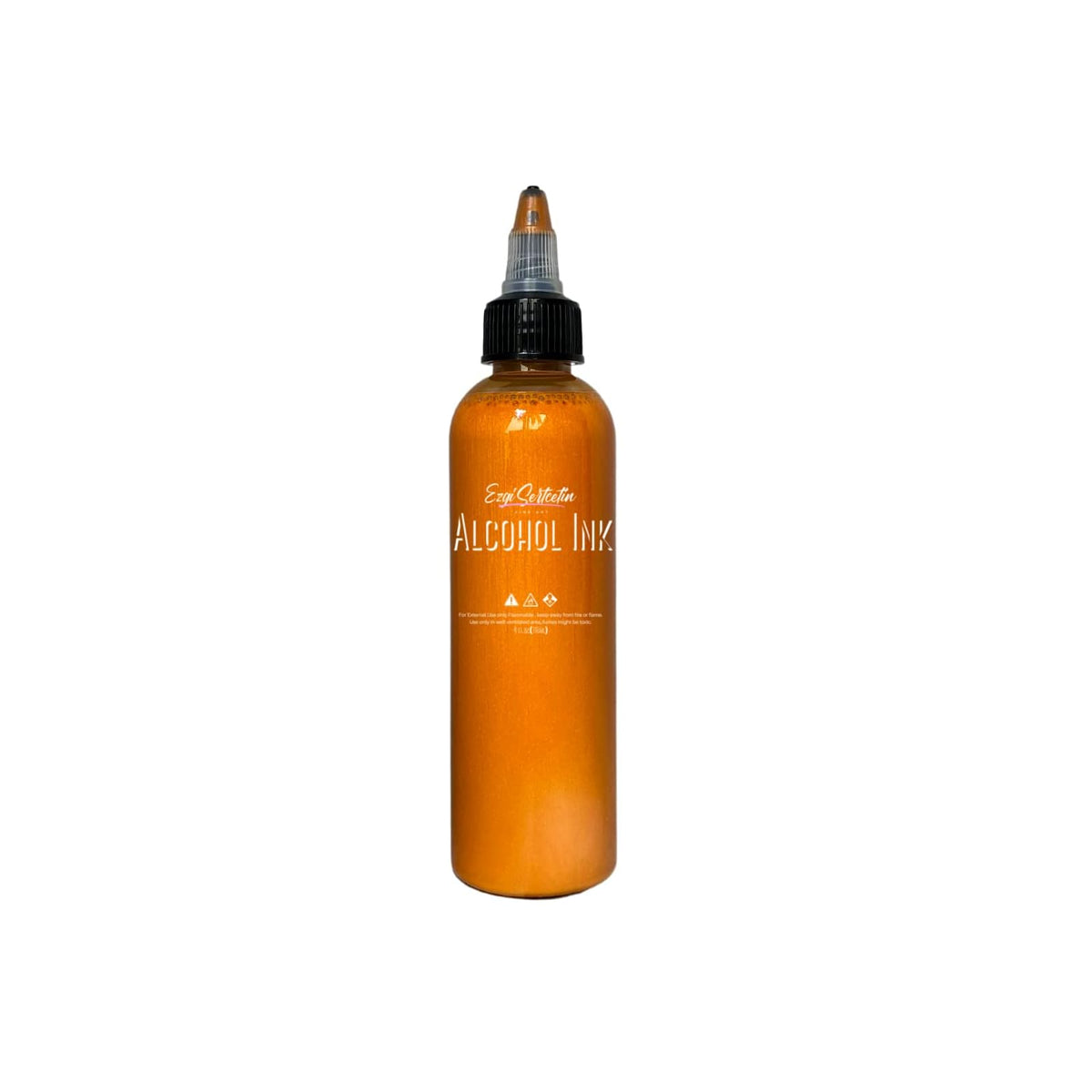 Ezgi Sertcetin Liquid Ink, Metallic Orange
