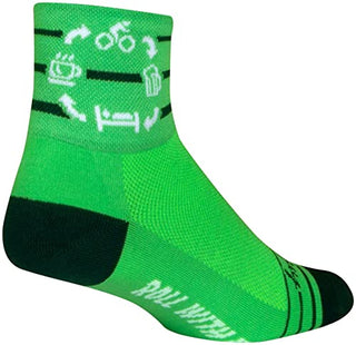 SockGuy Socks, X-Large, The Cycle