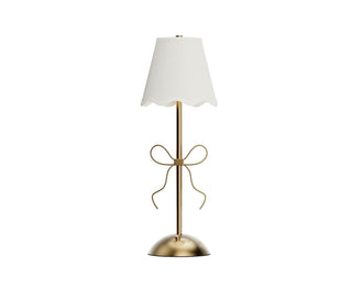 Two's Company Lamp, 11.5 inches, Gold