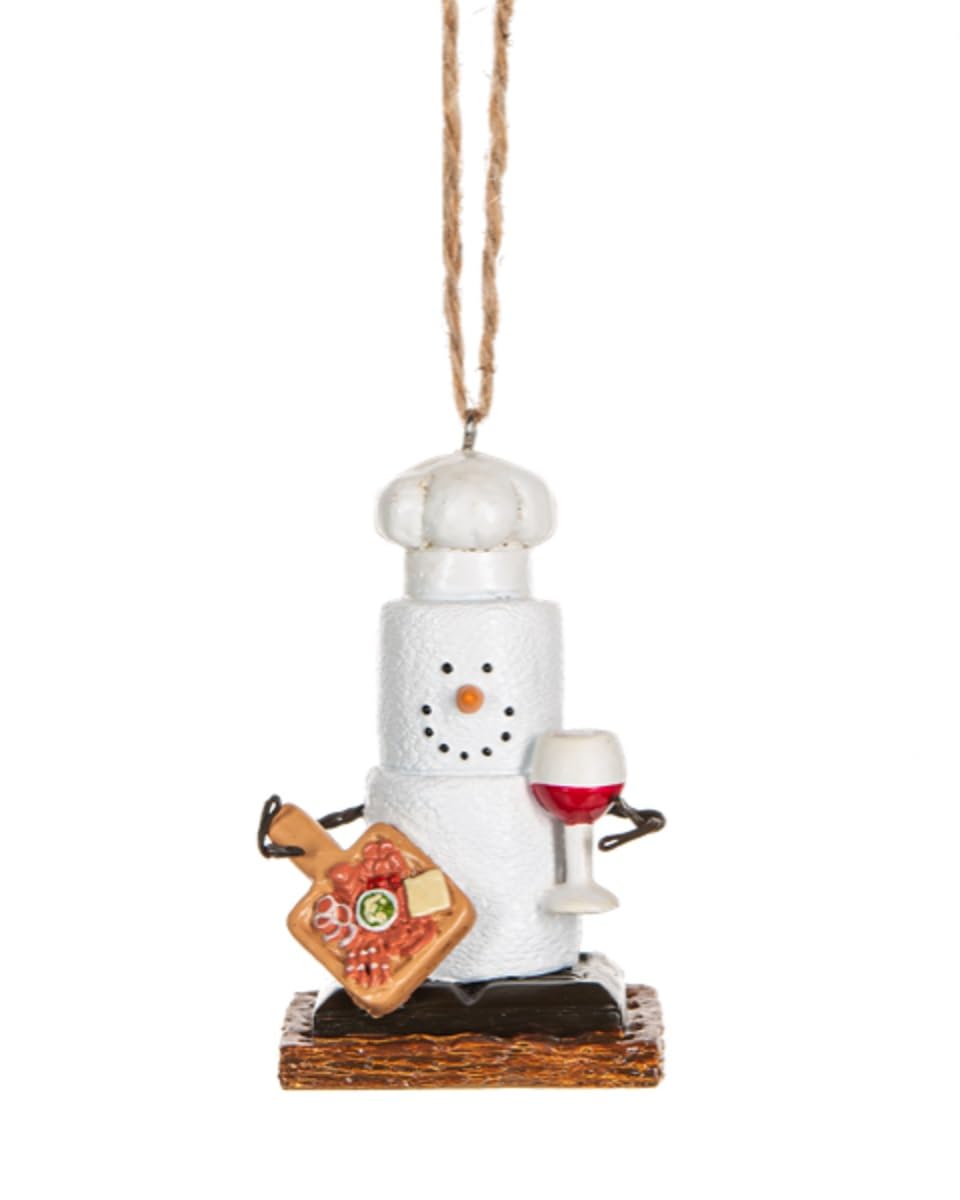 Ganz Hanging Ornament, Red, Rustic