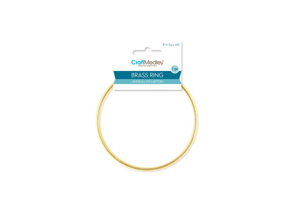 Craft Medley Home, 6", brass effect