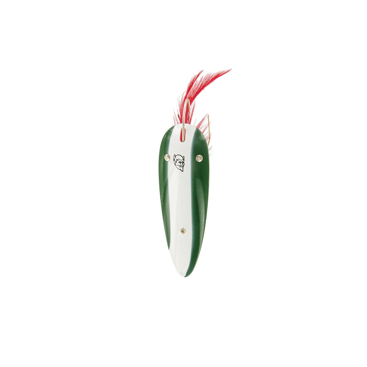 Dardevle Fishing Hook, 3/4 oz. - 2 7/8" x 1 3/16", Red White Chunk
