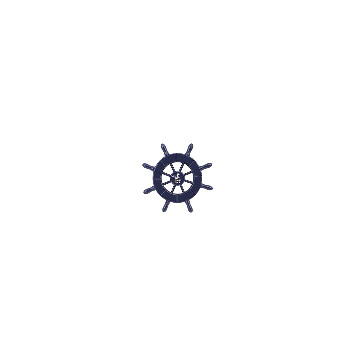 Hampton Nautical Wall Art, 6"L x 6"W, Blue