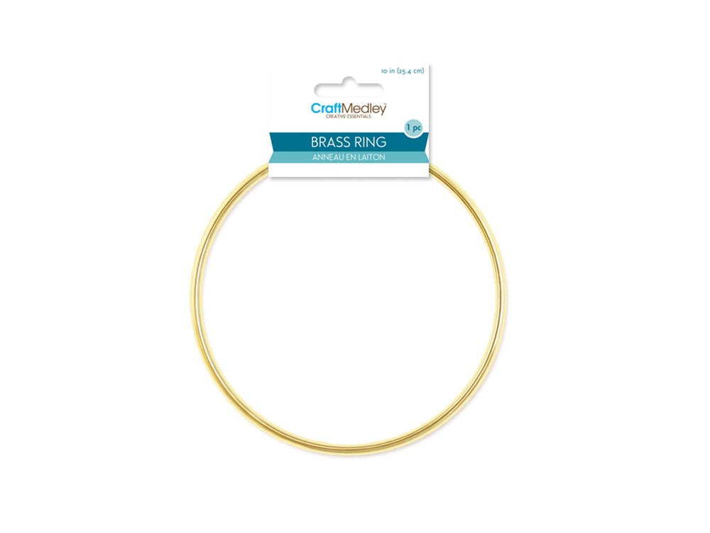 Craft Medley Craft Hoop Frame, 10", Gold