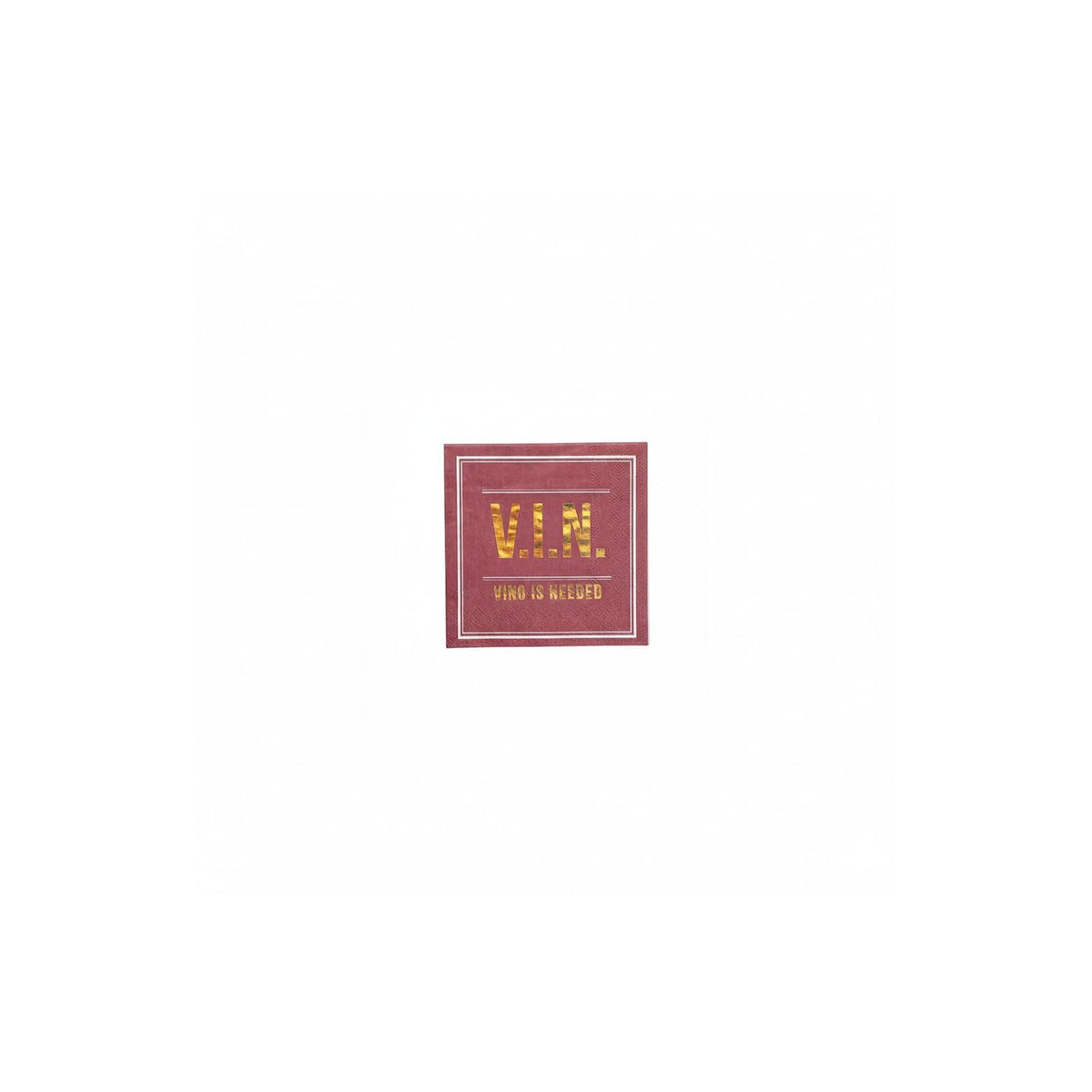 Harman Disposable Napkin, 6.5 x 6.5 inches, Gold