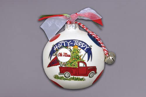 Magnolia Lane Hanging Ornament, Red, Green, Business