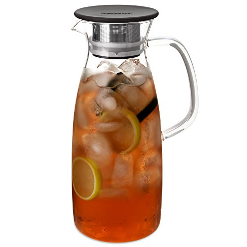 FORLIFE Mist Glass Ice Tea — Black