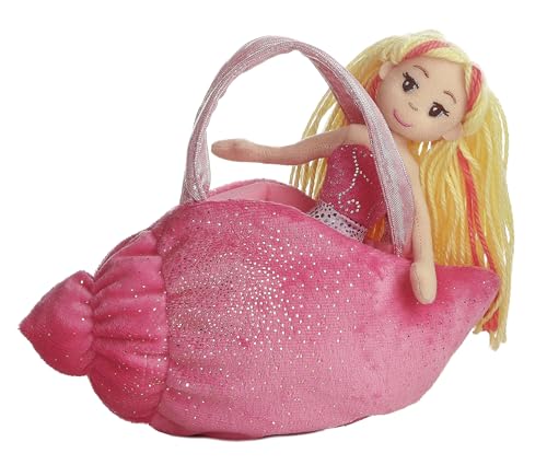 Aurora Sea Sparkles 10" Mermaid Conch Enchanting Stuffed Doll