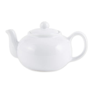 RSVP International White Stoneware 16 Ounce Teapot