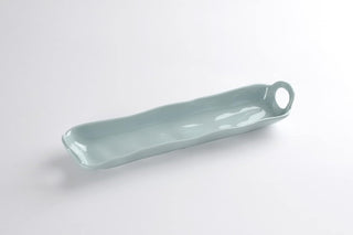 Pampa Bay Shatterproof Melamine Cracker Tray, 14.3 x 3.3 Inch, Food, Freezer, Dishwasher Safe, Aqua