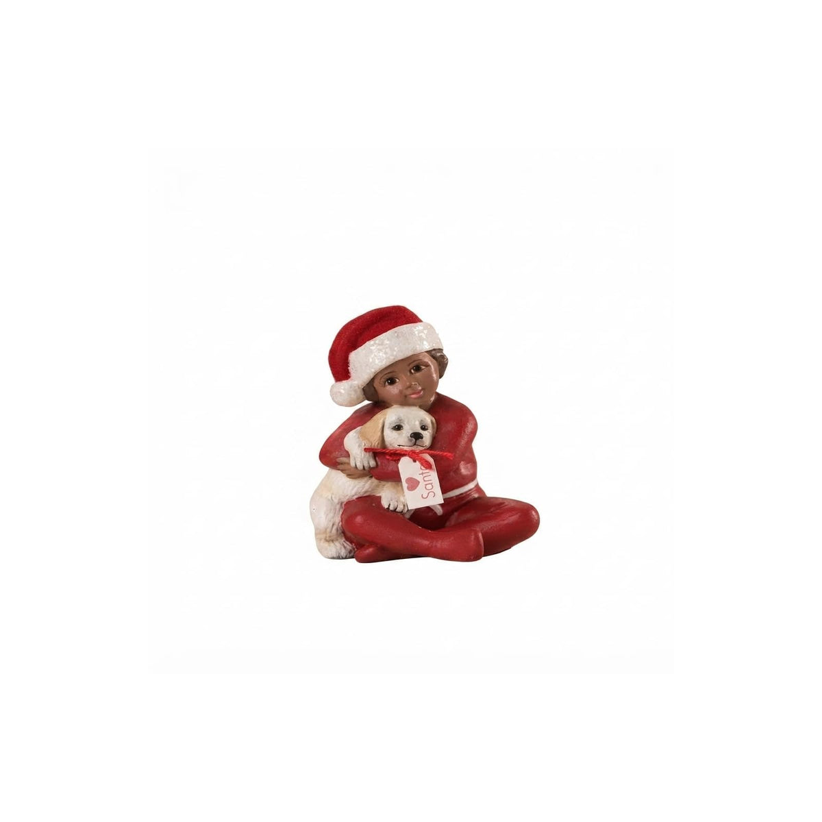 Bethany Lowe Figurine, 2.5" x 2.5" x 3.5", Red